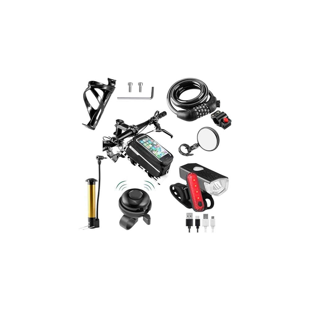 Accessories fitting (lights, bottle holder, stand, lock)