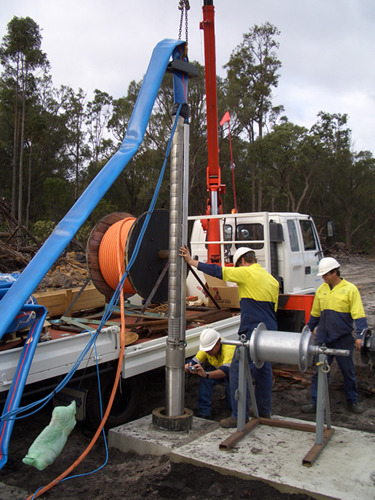 Submersible pump setup services
